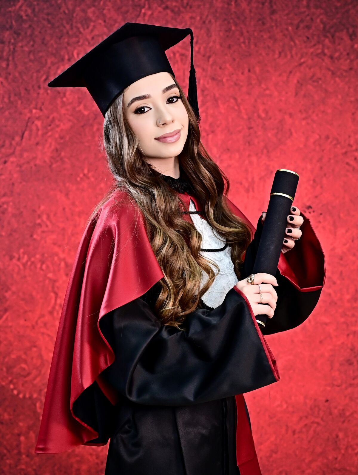Dra. Rafaella Godoy na formatura em Odontologia
